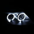 thumbnail image 3 of AKKON - For 2003-2008 BMW E85 Z4 Coupe Halogen Type Black Bezel Dual Halo Ring Projector LED Headlights Lamps LH+RH, 3 of 5