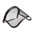thumbnail image 3 of Combo de 2 protectores faciales y soporte para cascos duros de ala completa Visera de alambre de metal negro 2 piezas, 3 of 8