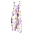 thumbnail image 3 of QATAINLAV Combinaison Pantalon Ample à Jambes Larges pour Femmes Sans Manches en Coton et Lin une Pièce Pantalon 2025 Mode Imprimé Salopettes Décontractées Barboteuses Tenues de Sortie Prime Aujourd'hui Multicolore G, 3 of 6