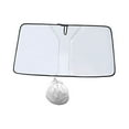thumbnail image 4 of Parabrisas de coche, duradero, mantiene tu coche más fresco, plegable, accesorios interiores, cubierta protectora de parasol para sedán SUV Argenta revestida L shamjiam Protector de parasol, 4 of 8