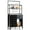 Black, variant on Giantex Bar Cabinet, Wine Storage Cabinet w/Detachable Glass Holder & Wine Racks, Kitchen Bakers Rack, Black