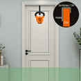 thumbnail image 3 of 2 Pack over the Door Hooks Hanger, Sturdy Foldable over Door Drying Rack for Clothes, Coats, and Towels, Black, 3 of 6