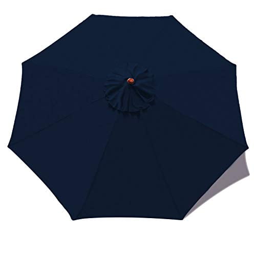 Mastercanopy 7 5ft Patio Umbrella Replacement Canopy Market Table With 8 Ribs Navy Blue Com Mastercanopy 7 5ft Patio Umbrella, 7 5 Ft Patio Umbrella Replacement Canopy 8 Ribs