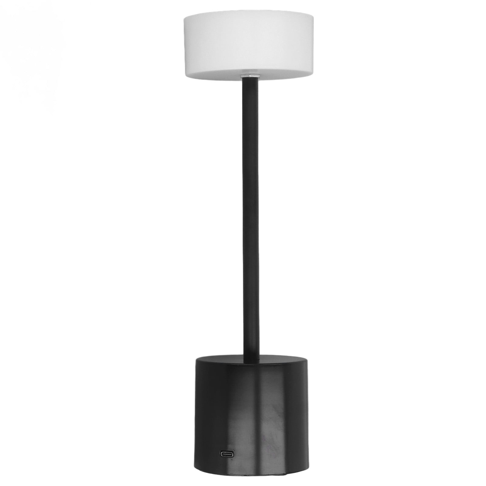 Lampe de Table Sans Fil, Lampe de Table à Piles Rechargeable Moderne Minimaliste 3 Lumières Gradation Continue USB LED pour Extérieur Patio Restaurant Maison Chambre Bars