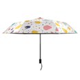 thumbnail image 2 of ALAZA Seashells UPF 50+ Compact Folding Umbrella for Rain Travel Umbrella Packable, 2 of 8