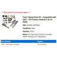 thumbnail image 2 of Front Timing Chain Kit - Compatible with 2007 - 2010 Saturn Outlook 3.6L V6 DOHC 2008 2009, 2 of 2