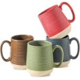 thumbnail image 1 of Juego de 4 tazas de café Hasense de porcelana de 450 ml aptas para lavavajillas, 1 of 7