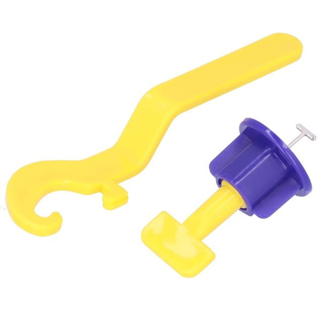 Tile Levelling System, Floor Leveler Stainless Steel PP Durable Accurate Adjustment Easier Installation For Home Blue Yellow