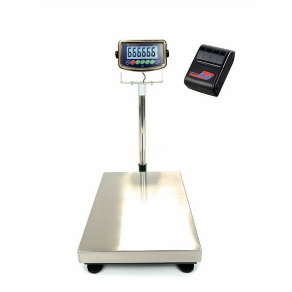 US-WM1620SS "Weigh Master" Stainless Steel Scale & Printer (300 lb x .01 lb)