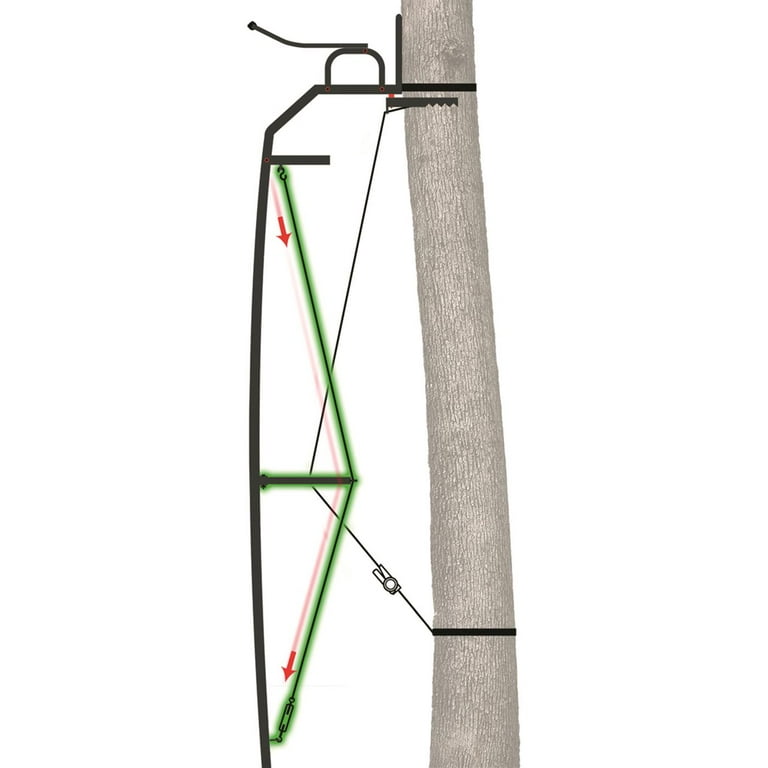 Primal Tree Stands 17' Deluxe Climbing Ladder, Single