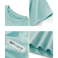 thumbnail image 4 of WOYY Toddler Girls Quick Drying Athletic Tracksuit Short Sleeve T Shirt Shorts Outfits, Sizes 3-4T, 4 of 4