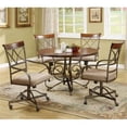 thumbnail image 1 of Powell 697-413M2 5 Piece Hamilton Swivel Dining Set, 1 of 13