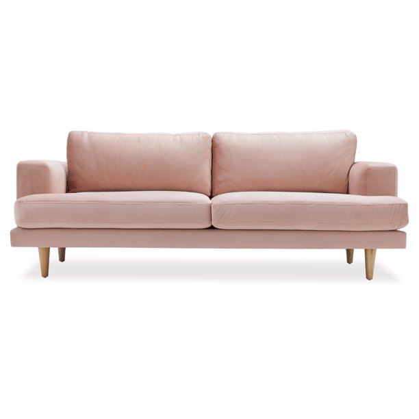 86" Velvet Track Arm Sofa, Multiple Colors by Drew Barrymore Flower
