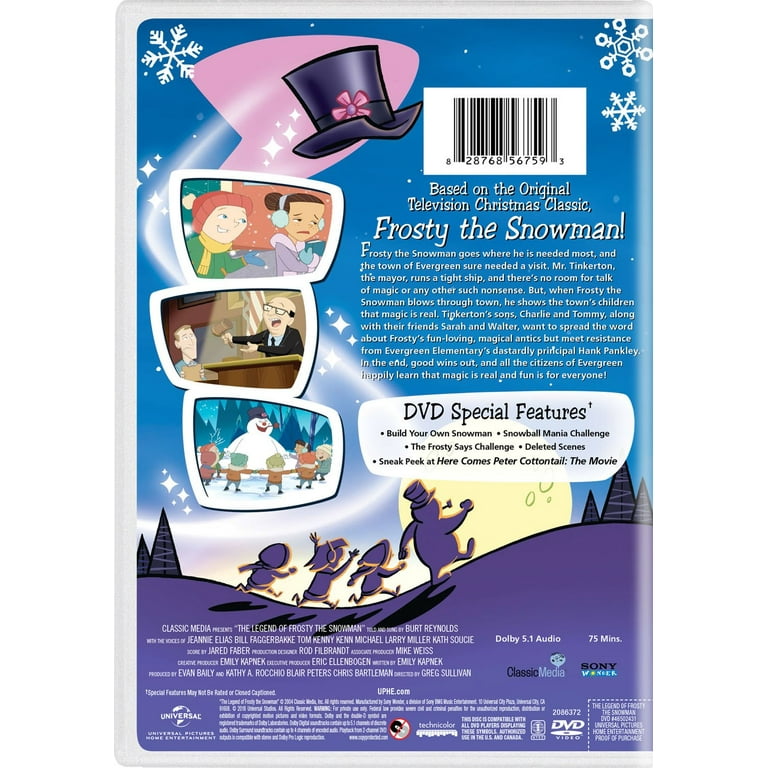 The Legend of Frosty the Snowman (DVD) - Walmart.com