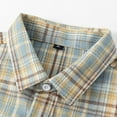 thumbnail image 7 of Mens Shirts Flannel Shirt for Men Plaid Oversized Button Down Shirts Loose Fit Long Sleeve Shirt Jacket Fall Fashion Clothes 2025, 7 of 7