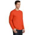 thumbnail image 4 of Port & Company Long Sleeve Fan Favorite Tee-S (Orange), 4 of 6