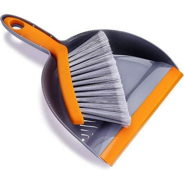 Juego de miniescoba y recogedor eficiente, solución de limpieza eficaz para tareas de uso general, diseño resistente y duradero para uso diario