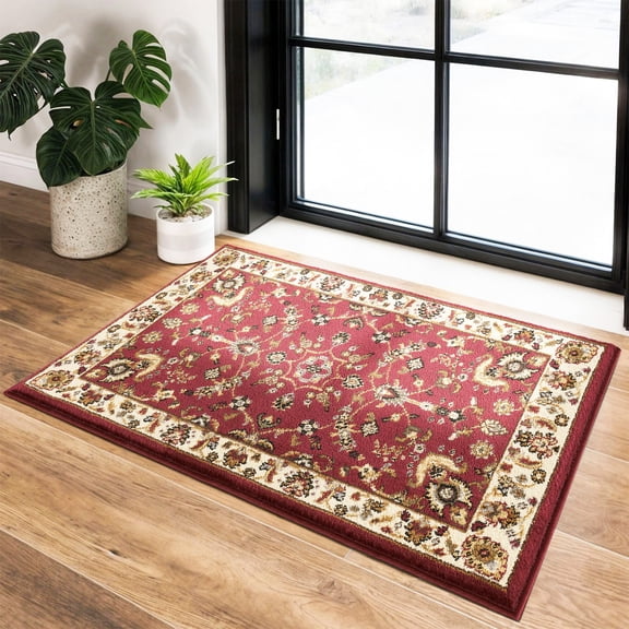 Classic GC_VIN5006 Red 2 Ft. x 3 Ft. Area Rug