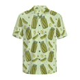 thumbnail image 5 of KUIFORTI Pickle Couple Matching Outfits Lightweight Matching Men and Women Outfits Hawaiian Shirt for Men Breathable 4-Way Stretch Suitable for Everyday Casual Wear, 5 of 7
