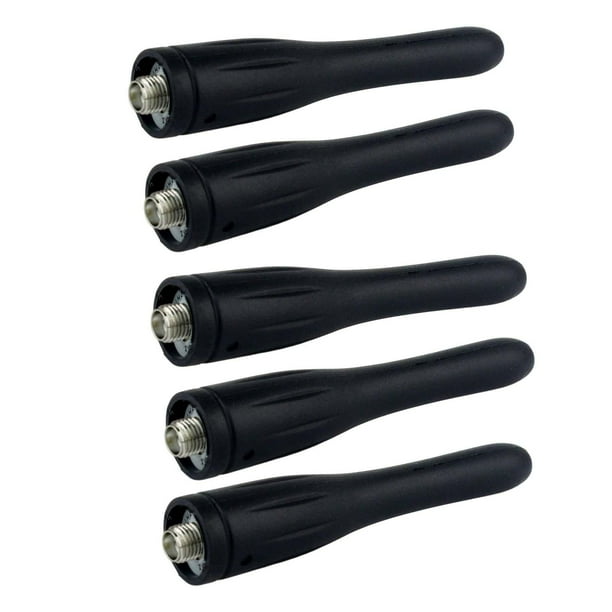 Antena corta UHF 400-470 MHz portátil SMA hembra negra para BF-5118 5 piezas