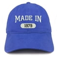 thumbnail image 1 of Trendy Apparel Shop Made In 1979 Embroidered 39th Birthday Brushed Cotton Cap, 1 of 2