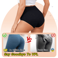 thumbnail image 3 of Aijolen Women's Seamless High Waist Underwear Full Coverage Briefs No Show Ladies Panties Ice Silk 6 Pack(XXL,Black), 3 of 8