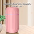 thumbnail image 3 of Humidificador 1200ml Cool Mist Maker Luz nocturna Mini difusor de aroma para dormitorio, sala de estar, rosa, boquillas dobles Methold HA008662-03B, 3 of 6