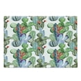 thumbnail image 1 of Cactus Cutting Board, Different Cactus Types in Watercolors Style Display Spring Field Foliage Art, Decorative Tempered Glass Cutting and Serving Board, Large Size, Multicolor, by Ambesonne, 1 of 1