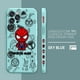 thumbnail image 3 of Case For iPhone 14 13 12 11 Pro XS Max Mini X XR 7 8 6 6S Plus Colour Simple Liquid Silicone Case Marvel's Spider-Man Deadpool, 3 of 5