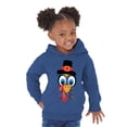 thumbnail image 3 of Awkward Styles Thanksgiving Toddler Hoodie Turkey Face Fleece Hooded Sweatshirt, 3 of 5