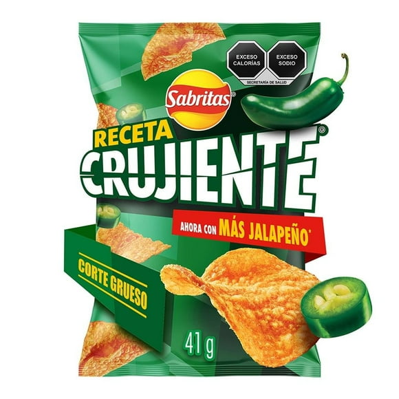 Papa Sabritas Receta Crujiente jalapeño 41 g
