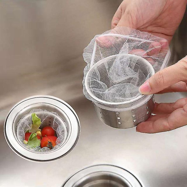 300pcs Kitchen Sink Filter Screen Sewer Filter Screen Drain Outlet Garbage Sink Floor Drain Filter Screen