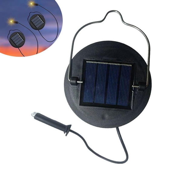 2PACK 400mah Solar Light Replacement Top Parts Kit,Small Outdoor Replacement SolarLighting Part,for Solar Outdoor Lantern,Waterproof ReplacementSolar Lantern Parts for Yard, Garden, Patio Decor