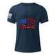 thumbnail image 4 of Mens Casual Pantalones Cortos Cuello Redondo Gradación Impresión Suéter Camiseta, Blusa Deportiva de Fitness para Hombres, 4 of 4