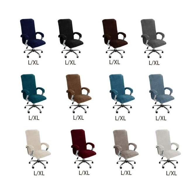 VONKY 3pack/lot Chair Cover Thickened And Anti-Skid Stay Securely In Place For Added Dust-proof Polyester wine red XL 2Set