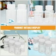 thumbnail image 3 of CATIEBYE 25Pcs Clear Plastic Liquid Containers with Screw Caps Convenient for Travel and Outdoor Use, 3 of 8