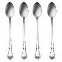 Oneida True Rose Stainless Steel Iced Beverage Spoon (Set of Four)