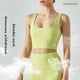 thumbnail image 5 of Txlixc Chaleco deportivo femenino, chaqueta de cuello cuadrado con estera extraible Txlixc  moda, 5 of 9