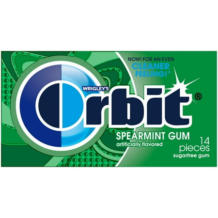 UPC 022000004840 product image for Orbit Gum Spearmint Sugar Free Chewing Gum  Single Pack - 14 Piece | upcitemdb.com