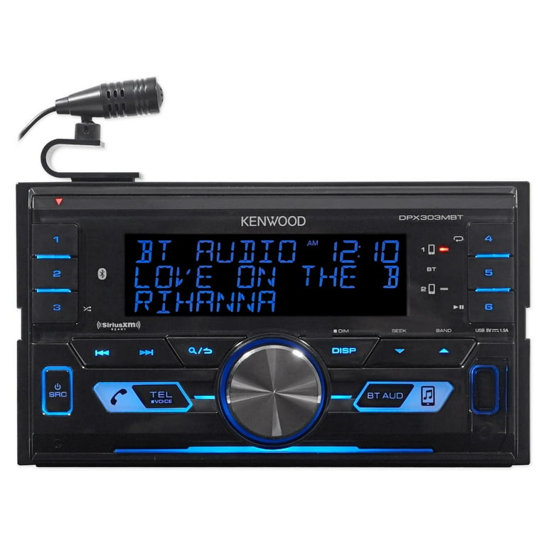 Car Stereo Bluetooth Kenwood DPX305MBT Double DIN In-Dash Digital