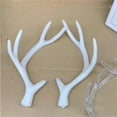 thumbnail image 2 of Simulation Resin Antlers Headpiece for Cosplay and Theme Party Easy to Use Christmas Theme Headband Making Accessories, 2 of 8