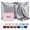 Silver Gray, variant on Silk Pillow Cases with Zipper, Pillow Case,Silver Gray,Standard,1pc