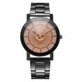 thumbnail image 1 of Reloj de pulsera de cuarzo informal con puntero redondo de moda, reloj de aleación para parejas (negro A grande), 1 of 5
