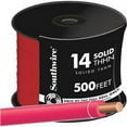 thumbnail image 3 of Southwire THHN Electrical Wire - 14 AWG Solid Copper, Red - 500 Ft, 3 of 3