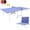 9FT-Blue Table, variant on HooKung 6ft Foldable Table Tennis Table Set, Mid-Size Ping Pong Table Portable Table Tennis Game Set with Accessories