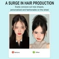 thumbnail image 4 of Dengmore Ponytail For Hair Extension, Hair Part With Elastic Large Duvet Hair Part, Bridal Hairstyles Wavy Messy Bun Hair Parts Natural Looking Wigs for Daily Party, 4 of 6