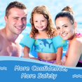 thumbnail image 4 of Chaleco de flotabilidad de natación para niños de dibujos animados - Pequeño tiburón azul MFZFUKR CPB-DE-WX305-1, 4 of 5