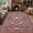 Red, variant on 10x13 Area Rugs for Living Room Floral Washable Rug Boho Rustic Vintage Botanical Large Soft Carpet Stain Resistant Bird Print Non Slip Floor Carpet for Bedroom Nursery Farmhouse,Red