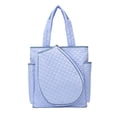 thumbnail image 1 of Lipstore Tennis Bag Racket Tote Seperate Compartment Portable Rackets Bag for Gym Man Blue, 1 of 8