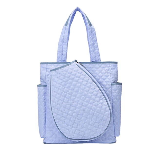 Lipstore Tennis Bag Racket Tote Seperate Compartment Portable Rackets Bag for Gym Man Blue